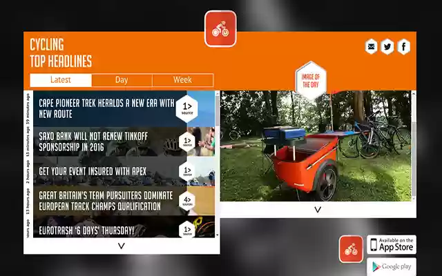 Sportfusion Cycling News from Chrome web store to be run with OffiDocs Chromium online Sportfusion Cycling News from Chrome web store to be run with OffiDocs Chromium online