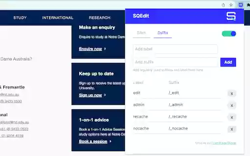 SQEdit from Chrome web store to be run with OffiDocs Chromium online SQEdit from Chrome web store to be run with OffiDocs Chromium online