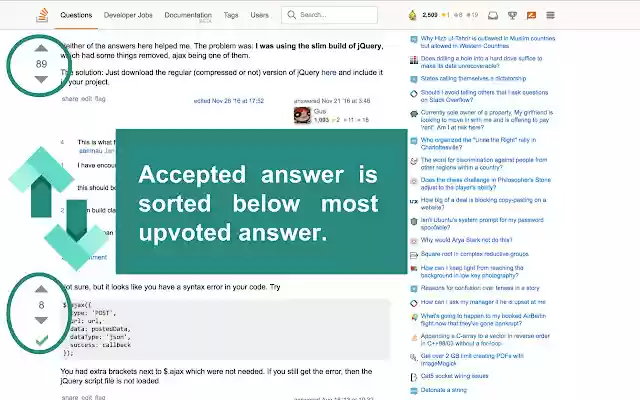 StackOverflow Order Answers by Votes from Chrome web store to be run with OffiDocs Chromium online StackOverflow Order Answers by Votes from Chrome web store to be run with OffiDocs Chromium online