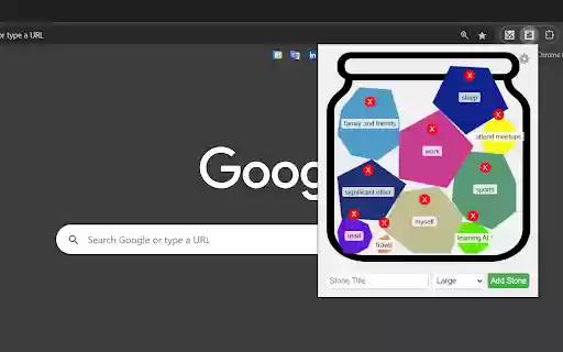Stones in a Jar from Chrome web store to be run with OffiDocs Chromium online Stones in a Jar from Chrome web store to be run with OffiDocs Chromium online