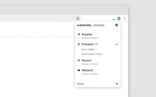 Substrate Connect Extension from Chrome web store to be run with OffiDocs Chromium online Substrate Connect Extension from Chrome web store to be run with OffiDocs Chromium online