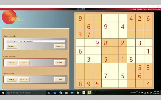 Sudoku Anytime from Chrome web store to be run with OffiDocs Chromium online Sudoku Anytime from Chrome web store to be run with OffiDocs Chromium online