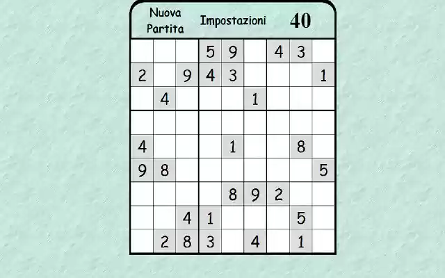 Sudoku Dinamico from Chrome web store to be run with OffiDocs Chromium online Sudoku Dinamico from Chrome web store to be run with OffiDocs Chromium online