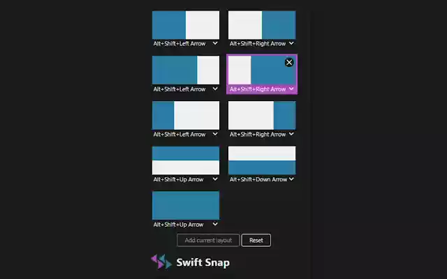 Swift Snap (Window Resizer) from Chrome web store to be run with OffiDocs Chromium online Swift Snap (Window Resizer) from Chrome web store to be run with OffiDocs Chromium online
