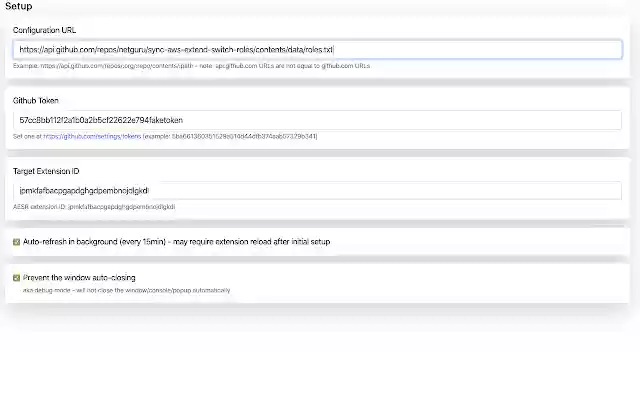 Sync AWS Extend Switch Roles from Chrome web store to be run with OffiDocs Chromium online Sync AWS Extend Switch Roles from Chrome web store to be run with OffiDocs Chromium online