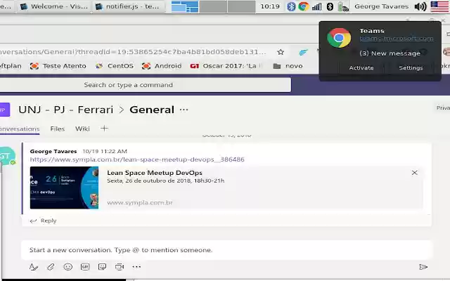 Teamsnotifier from Chrome web store to be run with OffiDocs Chromium online Teamsnotifier from Chrome web store to be run with OffiDocs Chromium online