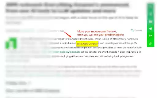 Text2Link: Augment any text with a link from Chrome web store to be run with OffiDocs Chromium online Text2Link: Augment any text with a link from Chrome web store to be run with OffiDocs Chromium online
