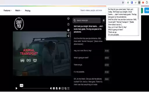 Text Extractor from Transcripts from Chrome web store to be run with OffiDocs Chromium online Text Extractor from Transcripts from Chrome web store to be run with OffiDocs Chromium online