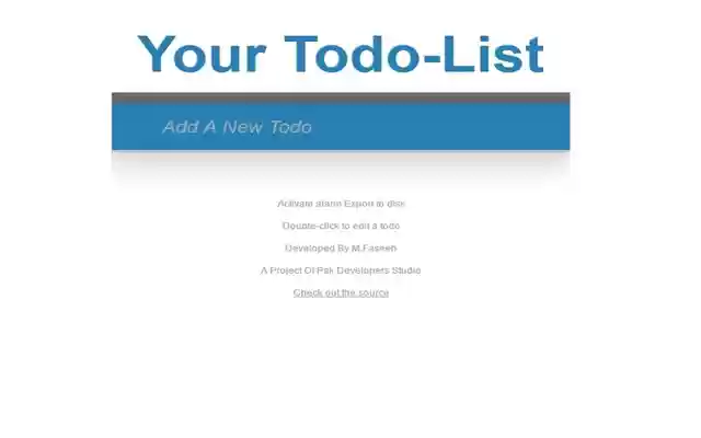 The Best Todo from Chrome web store to be run with OffiDocs Chromium online The Best Todo from Chrome web store to be run with OffiDocs Chromium online