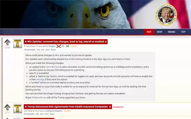 TheDonald Infinite Scroll and upgrades from Chrome web store to be run with OffiDocs Chromium online TheDonald Infinite Scroll and upgrades from Chrome web store to be run with OffiDocs Chromium online