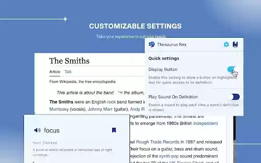 Thesaurus Rex: Dictionary at a Click from Chrome web store to be run with OffiDocs Chromium online Thesaurus Rex: Dictionary at a Click from Chrome web store to be run with OffiDocs Chromium online