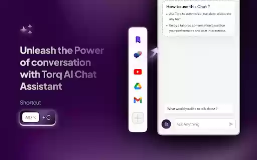 Torq AI: ChatGPT Powered AI Assistant from Chrome web store to be run with OffiDocs Chromium online Torq AI: ChatGPT Powered AI Assistant from Chrome web store to be run with OffiDocs Chromium online