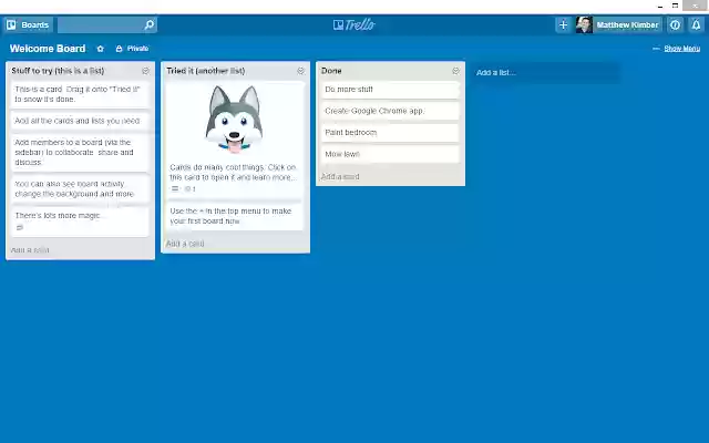 Trello App from Chrome web store to be run with OffiDocs Chromium online Trello App from Chrome web store to be run with OffiDocs Chromium online