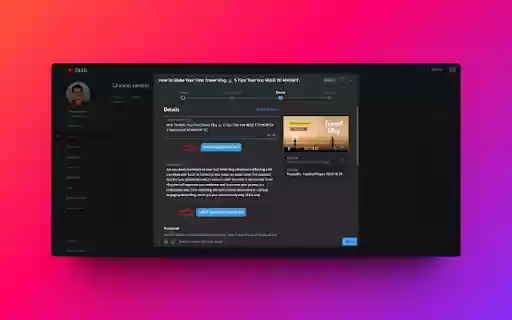 TubeInsights from Chrome web store to be run with OffiDocs Chromium online TubeInsights from Chrome web store to be run with OffiDocs Chromium online