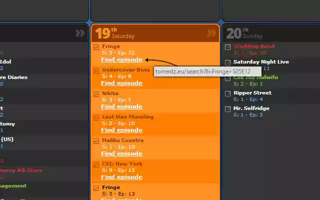 Tv Calendar Enhancement from Chrome web store to be run with OffiDocs Chromium online Tv Calendar Enhancement from Chrome web store to be run with OffiDocs Chromium online