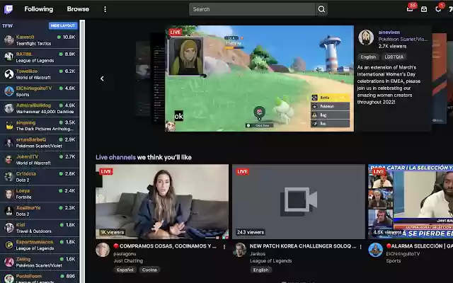 TwitchFollowingOrganizer from Chrome web store to be run with OffiDocs Chromium online TwitchFollowingOrganizer from Chrome web store to be run with OffiDocs Chromium online
