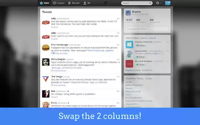 TwitColumns for Twitter from Chrome web store to be run with OffiDocs Chromium online TwitColumns for Twitter from Chrome web store to be run with OffiDocs Chromium online