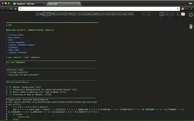 TypeStuff from Chrome web store to be run with OffiDocs Chromium online TypeStuff from Chrome web store to be run with OffiDocs Chromium online