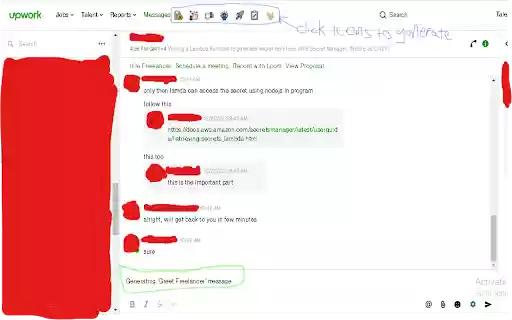 Upwork Client Coversation Aid from Chrome web store to be run with OffiDocs Chromium online Upwork Client Coversation Aid from Chrome web store to be run with OffiDocs Chromium online