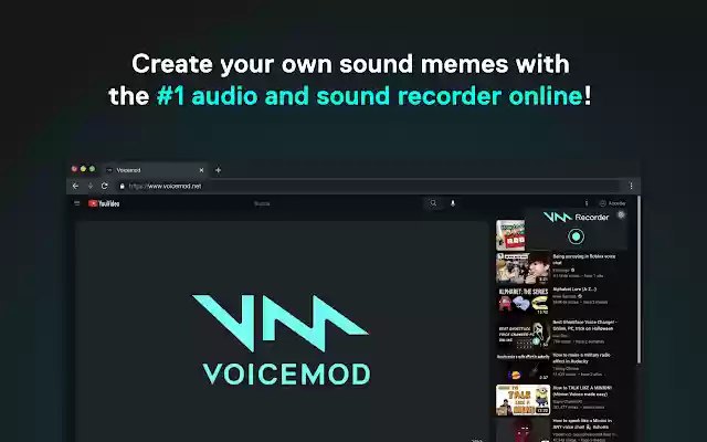 Voicemod Recorder from Chrome web store to be run with OffiDocs Chromium online Voicemod Recorder from Chrome web store to be run with OffiDocs Chromium online