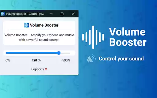 Volume Booster Control your sound from Chrome web store to be run with OffiDocs Chromium online Volume Booster Control your sound from Chrome web store to be run with OffiDocs Chromium online