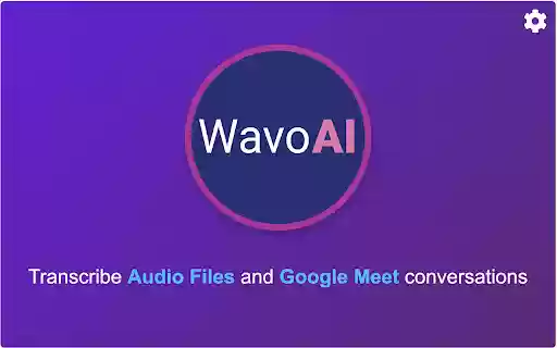 WavoAI Recorder from Chrome web store to be run with OffiDocs Chromium online WavoAI Recorder from Chrome web store to be run with OffiDocs Chromium online