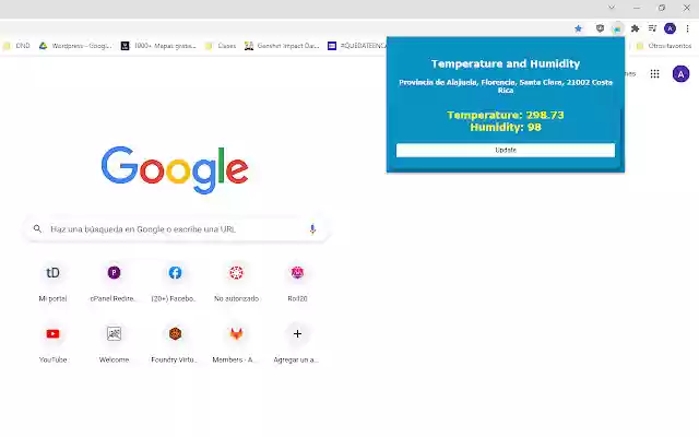 Weather station from Chrome web store to be run with OffiDocs Chromium online Weather station from Chrome web store to be run with OffiDocs Chromium online