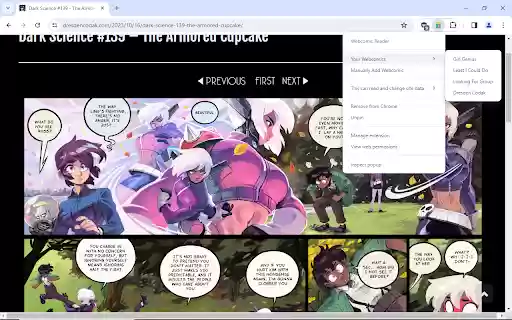 Webcomic Reader from Chrome web store to be run with OffiDocs Chromium online Webcomic Reader from Chrome web store to be run with OffiDocs Chromium online