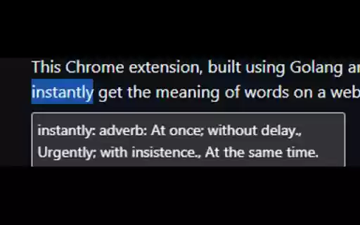 Web Dictionary from Chrome web store to be run with OffiDocs Chromium online Web Dictionary from Chrome web store to be run with OffiDocs Chromium online