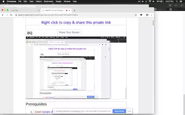 WebRTC Screening Sharing from Chrome web store to be run with OffiDocs Chromium online WebRTC Screening Sharing from Chrome web store to be run with OffiDocs Chromium online