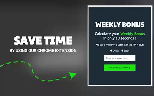 Weekly Bonus Stake from Chrome web store to be run with OffiDocs Chromium online Weekly Bonus Stake from Chrome web store to be run with OffiDocs Chromium online