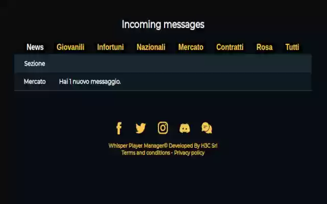 Whisper Player Manager Plus from Chrome web store to be run with OffiDocs Chromium online Whisper Player Manager Plus from Chrome web store to be run with OffiDocs Chromium online