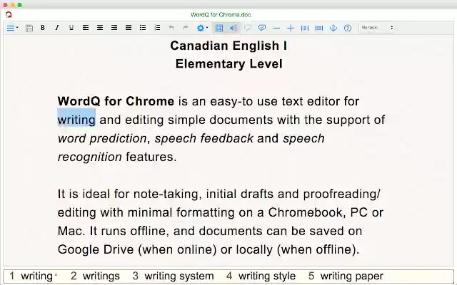 WordQ CA I Edu from Chrome web store to be run with OffiDocs Chromium online WordQ CA I Edu from Chrome web store to be run with OffiDocs Chromium online