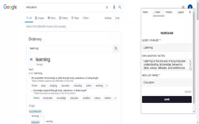 WordSam from Chrome web store to be run with OffiDocs Chromium online WordSam from Chrome web store to be run with OffiDocs Chromium online