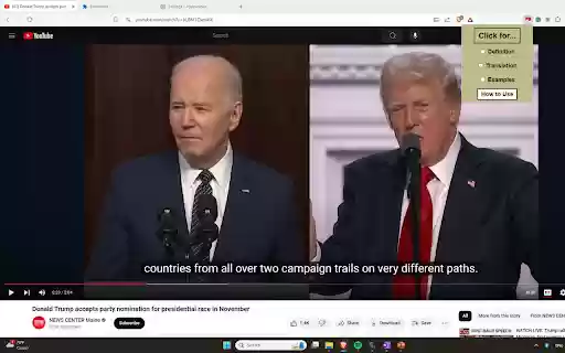 YouTube Caption Definer English from Chrome web store to be run with OffiDocs Chromium online YouTube Caption Definer English from Chrome web store to be run with OffiDocs Chromium online