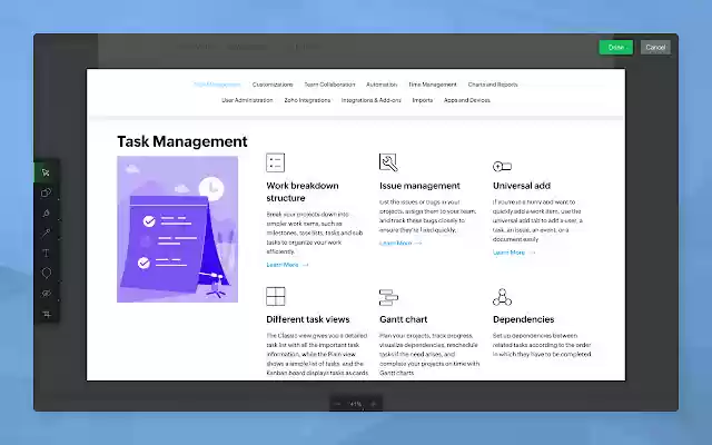 Zoho Projects from Chrome web store to be run with OffiDocs Chromium online Zoho Projects from Chrome web store to be run with OffiDocs Chromium online
